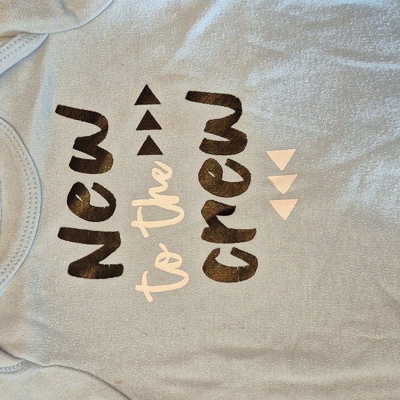 MINIVILLE 3-6 MONTH BLUE ONSIE - Picture 2 of 3